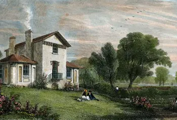 A depiction of Turner's Twickenham home