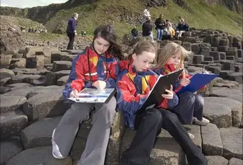 Educational activity at Giant's Causeway