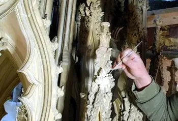 Restoration at Gloucester Cathedral