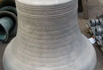 One of the bells due to be restored at the Church of St Goran 