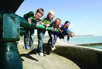 Children enjoying Newhaven Fort 