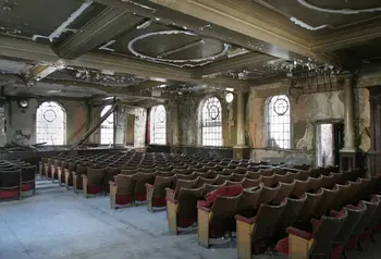 The lower hall at The Fellowship Inn, London 