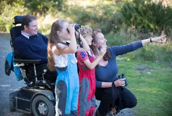 Miller-Smith family at RSPB Minsmere