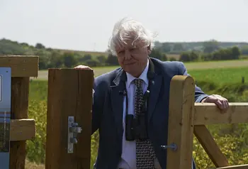 Sir David Attenborough opens the new pathway