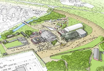 An artist's impression of how the Brooklands Museum will look following it's HLF-funded redevelopment