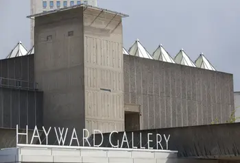 The roof and sign of the Southbank Centre's Hayward Gallery