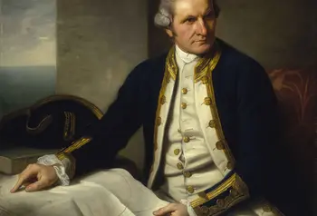 A portrait of Captain Cook