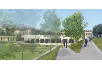 Artist's impression of the National Galleries of Scotland (NGS) redevelopment project, Edinburgh