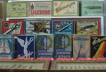 A collection of heritage pen advertisements