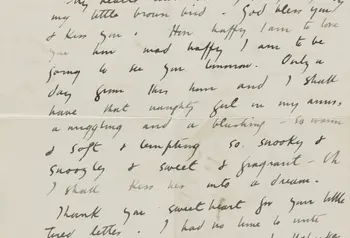 A tender love letter from Paul Nash to his wife Margaret