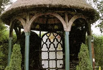 The Grade II* listed Swiss Cottage at the Swiss Gardens, Bedfordshire 