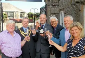 Celebrating at Tavistock Pannier Market