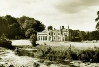 Archive image of the Gothic revival Manor House at Kearsney Abbey 