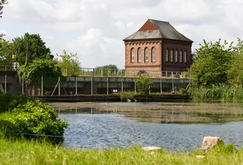 A view of part of the Walthamstow Wetlands