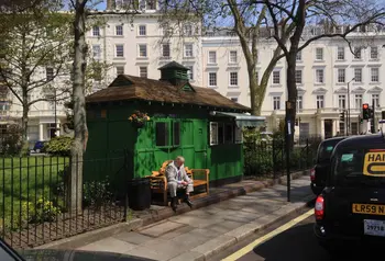 Cabmen’s shelter in St George’s Square, Pimlico