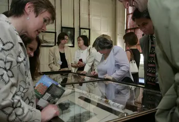 Visitors exploring Kew Palace