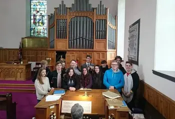 Project participants at Kingussie Parish Church