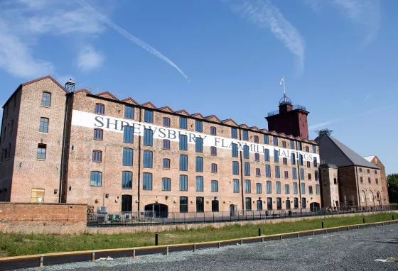 External view of Shrewsbury Flaxmill