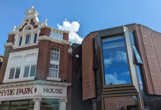 The front exterior of Hyde Park Picture House