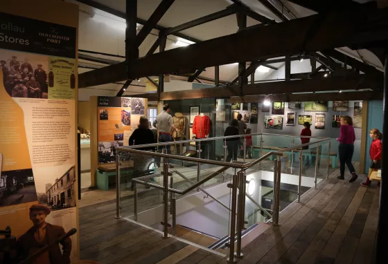 Inside view of the Narberth Museum