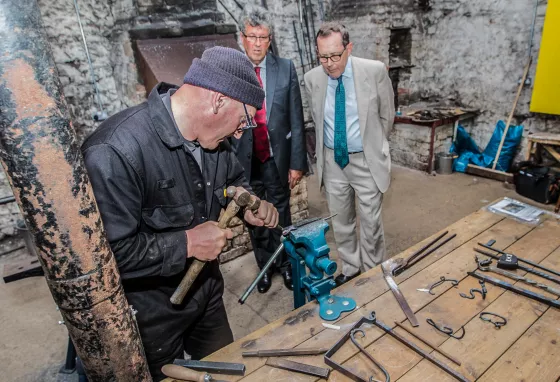 Sir Peter Luff, HLF Chair and Ioan Thomas, Harbour Trust Chair