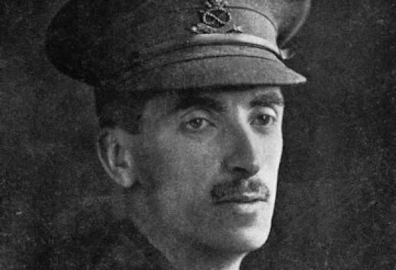 A picture of Cheadle First World War poet Charles Masefield