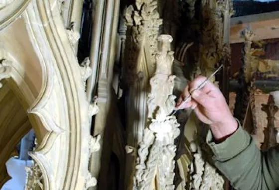 Restoration at Gloucester Cathedral