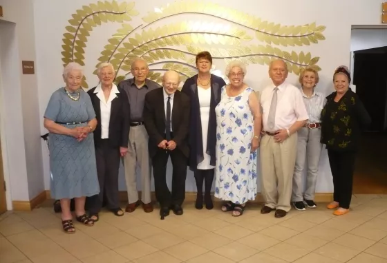 Holocaust survivors and members of the HSFA