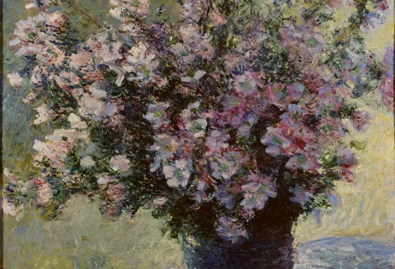 Painting of Vase of Flowers by Claude Monet