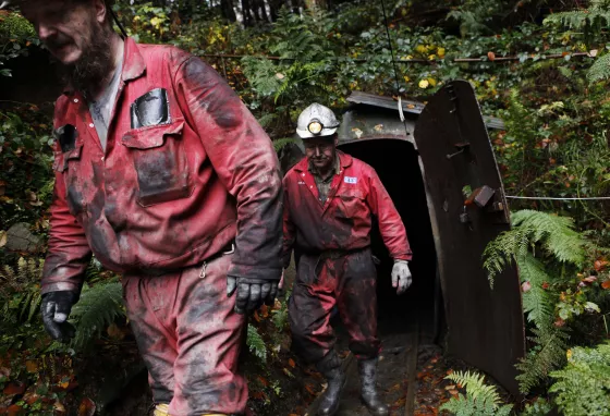 Miners at the Forest of Dean