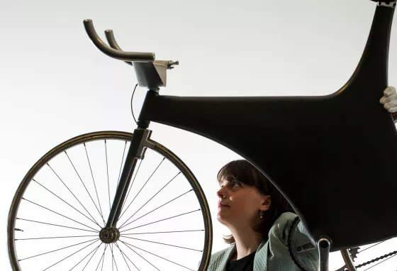 Monocoque Bicycle from the National Museums Scotland Collection 