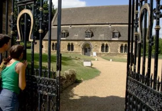 Outside view of Oakham Castle, Rutland