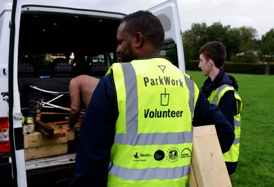 Park volunteers working in Bristol