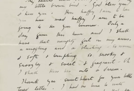 A tender love letter from Paul Nash to his wife Margaret