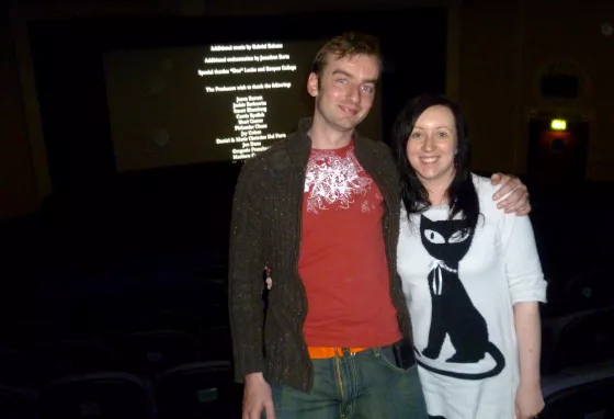 Derek and Louise at the HLF-supported Glasgow Film Theatre