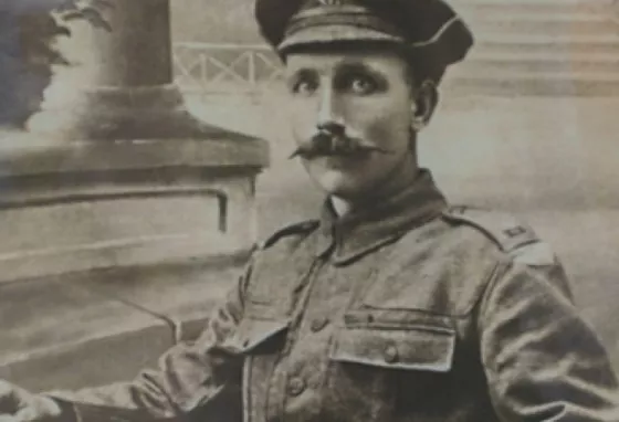 Robert Quigg VC in army uniform