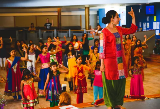 South East Asian dance class 