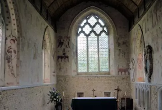 Wall paintings in St Marys Chalgrove will be saved