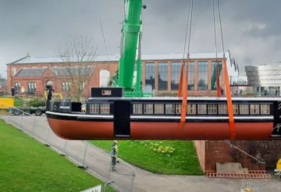 The Vulcan, the world’s first iron-hulled boat