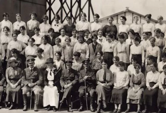 Local members of the Women's Royal Air Force in Yate