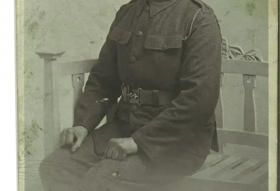 Oliver Crack, from Horringer, who served in the First World War