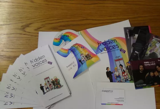 Leaflets, booklets and other content created for the project