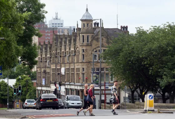 Buildings along Chapeltown Road. Photo Kippa Matthews