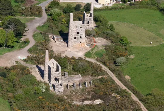 Engine houses, Wheal Peevor tin mine, Redruth