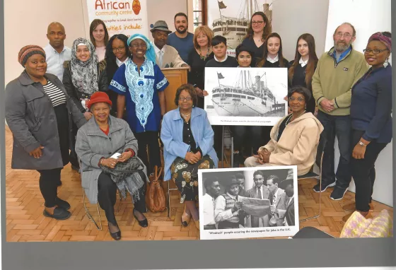 Participants in the Windrush Intergenerational Project