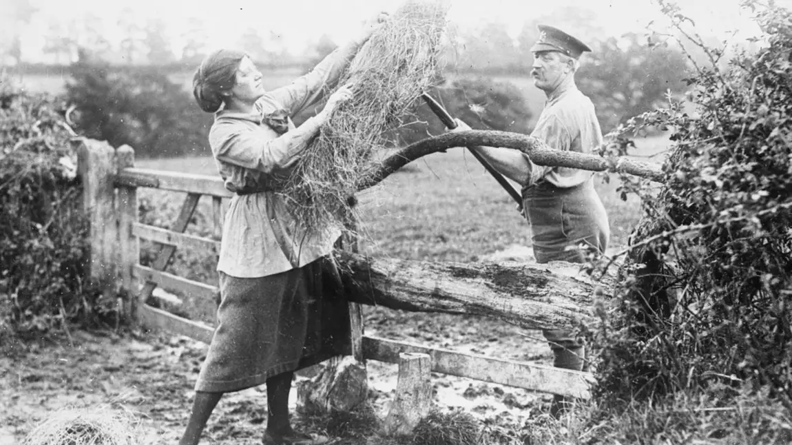 Farmworkers during the First World War