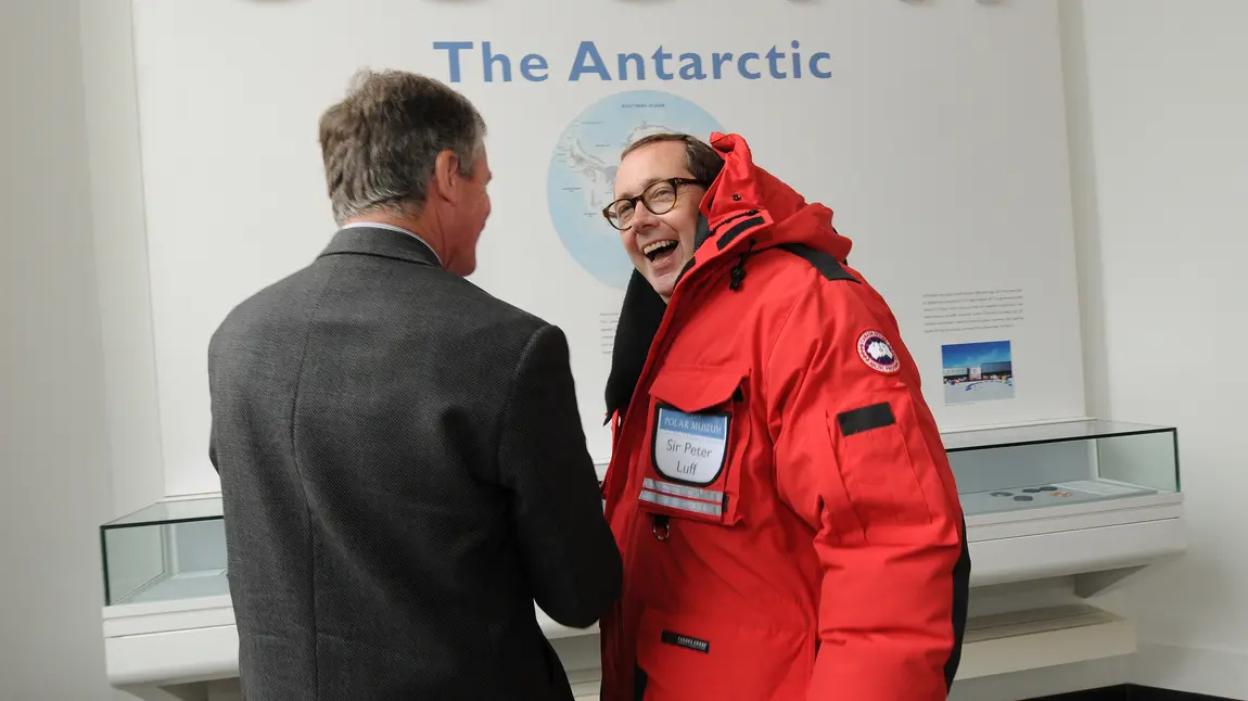 Sir Peter Luff at the Polar Museum