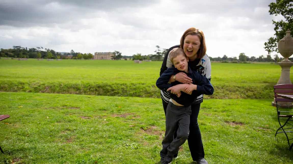 Mother and son