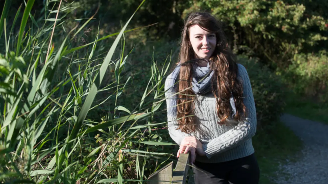 Woman at RSPB Minsmere