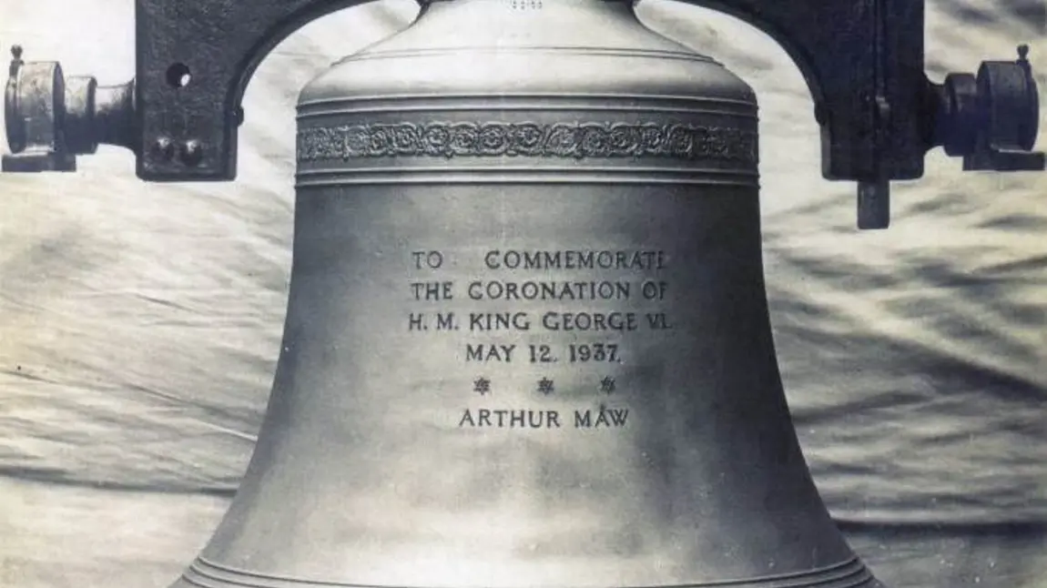 The 1937 Coronation Bell (tenor) at St Andrew's Church, Epworth